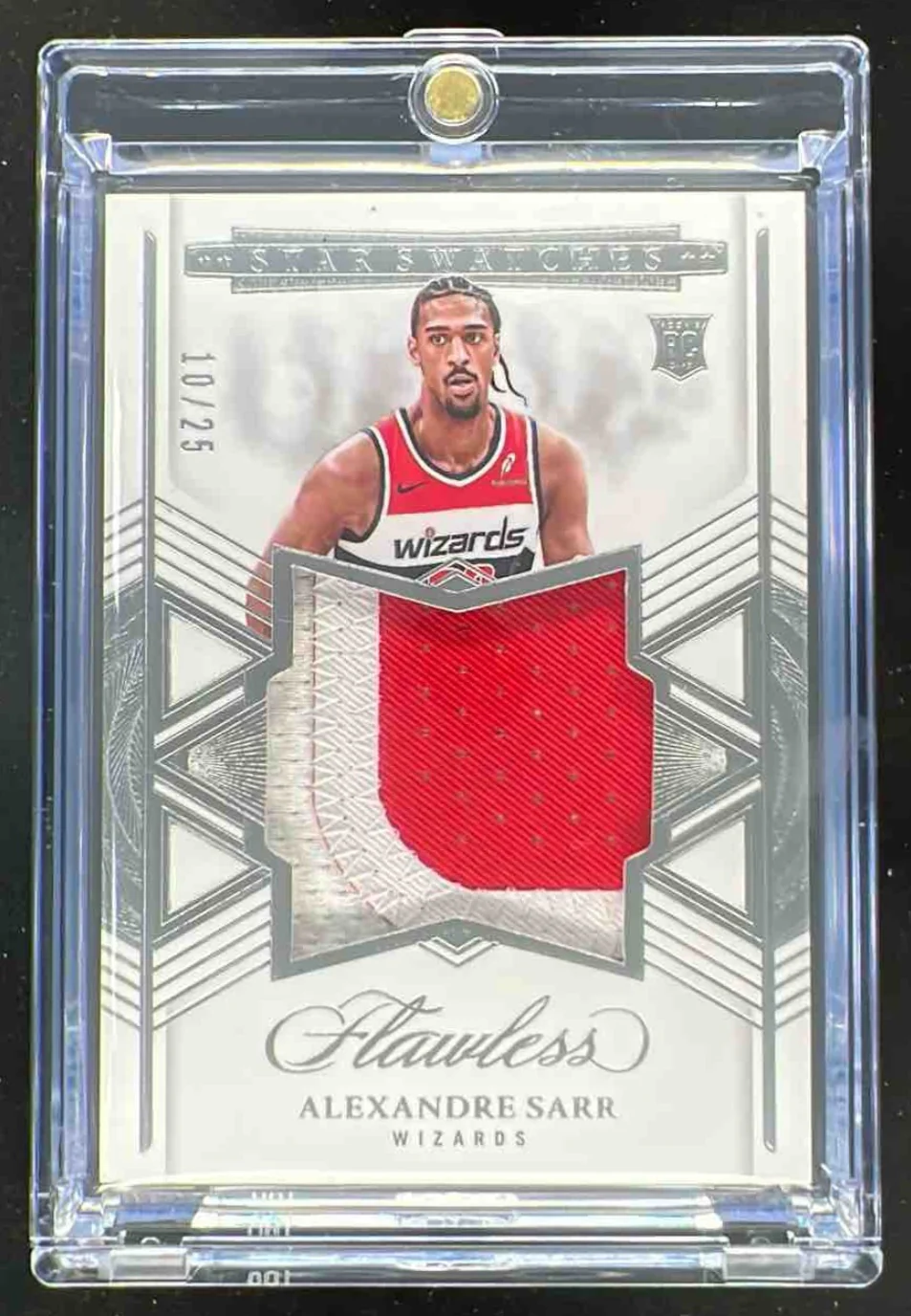 2024-25 Panini Flawless Star Swatches #17 Alexandre Sarr RC /25