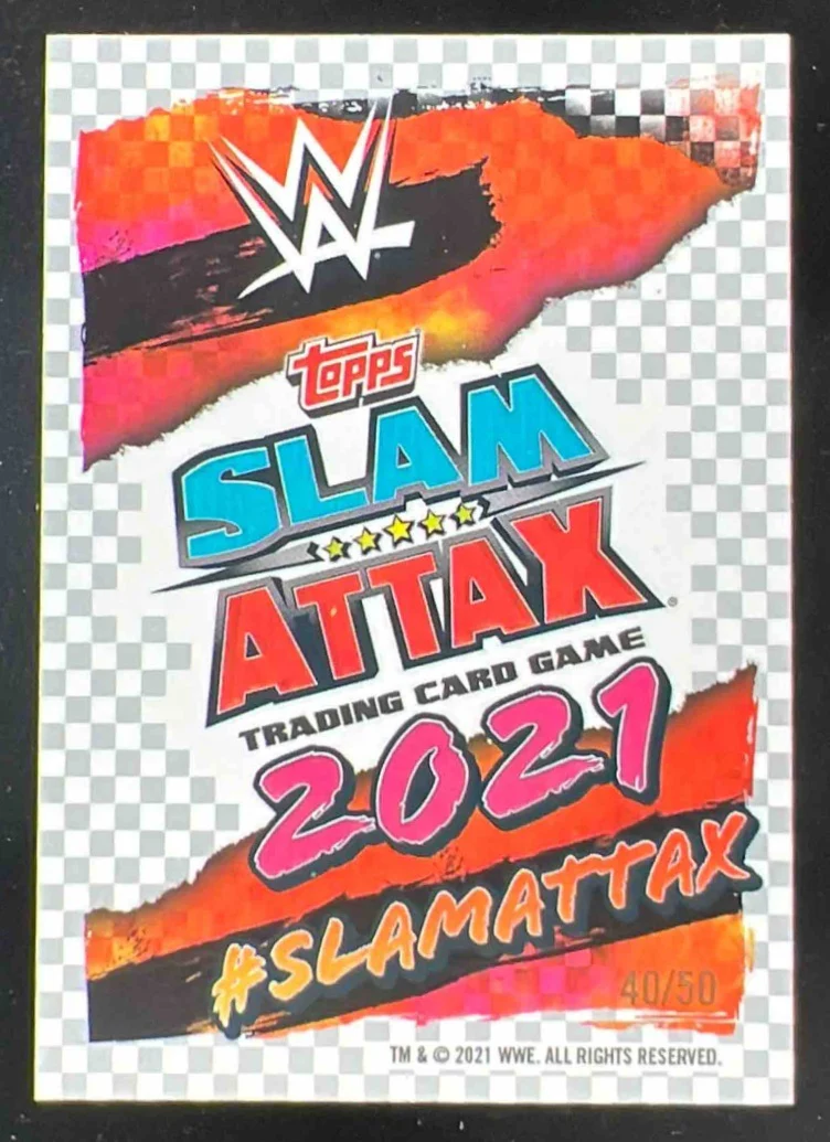 2021 Topps Chrome Slam Attax WWE Autographs #A-TC Tommaso Ciampa Auto /50 - Image 2