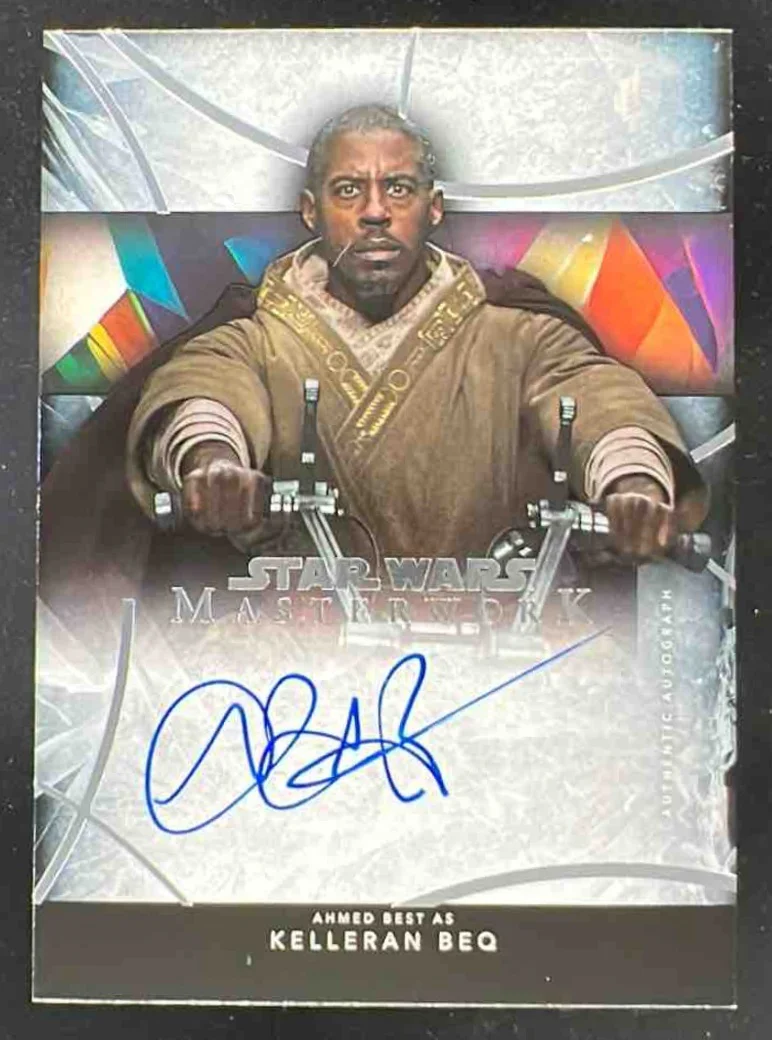 2024 Topps Star Wars Masterwork Autographs #A-AB Ahmed Best as Kelleran Beq Auto