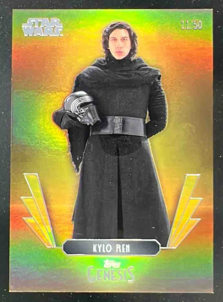 2025 Topps Disney Genesis Gold Foil #18 Kylo Ren /50