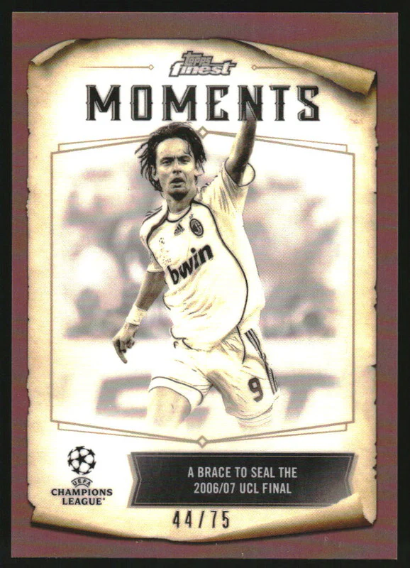 2022-23 Finest UEFA Club Competitions Moments Rose Gold Filippo Inzaghi /75