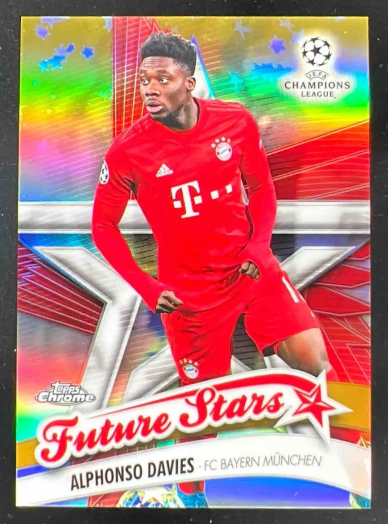 2020-21 Topps Chrome UEFA Future Stars Gold #FS-AD Alphonso Davies /50