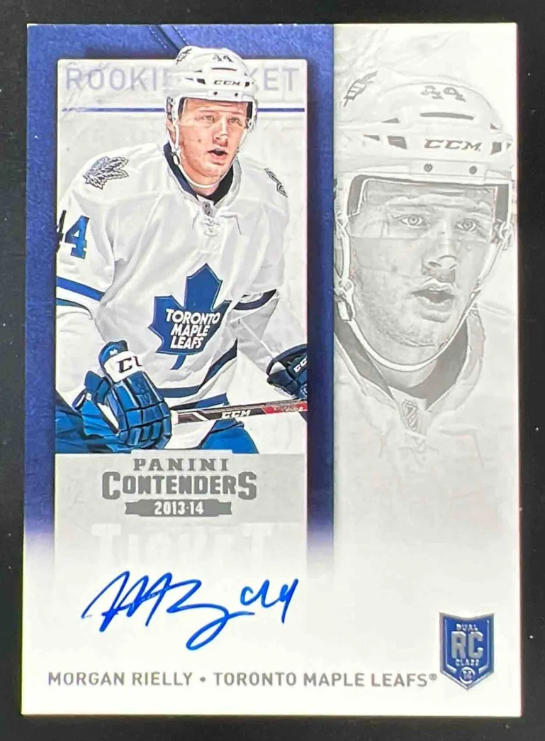 2013-14 Panini Contenders #273b Morgan Rielly Autograph RC Auto
