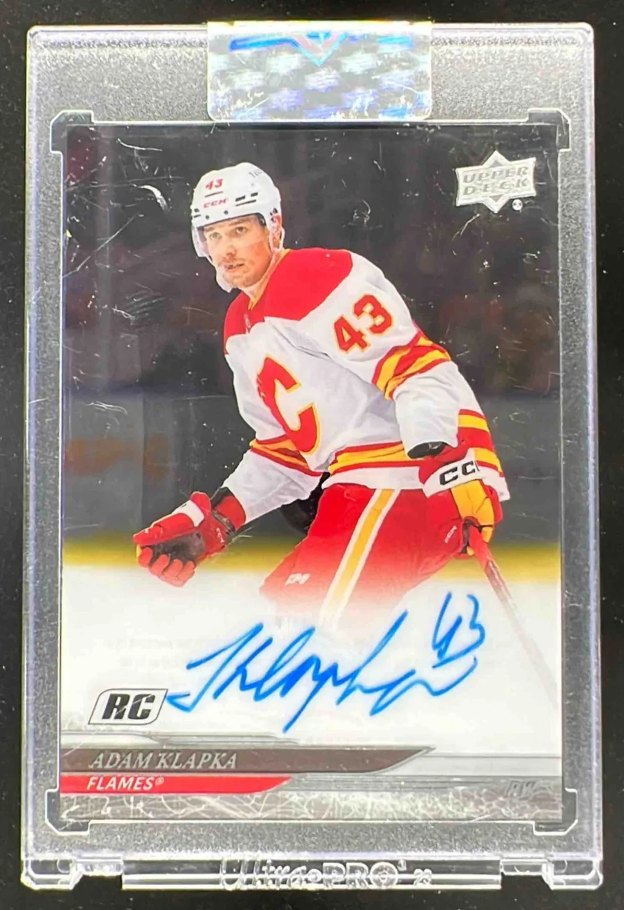 2024-25 Upper Deck Clear Cut #CC-AK Adam Klapka Rookie SP Autograph RC Auto