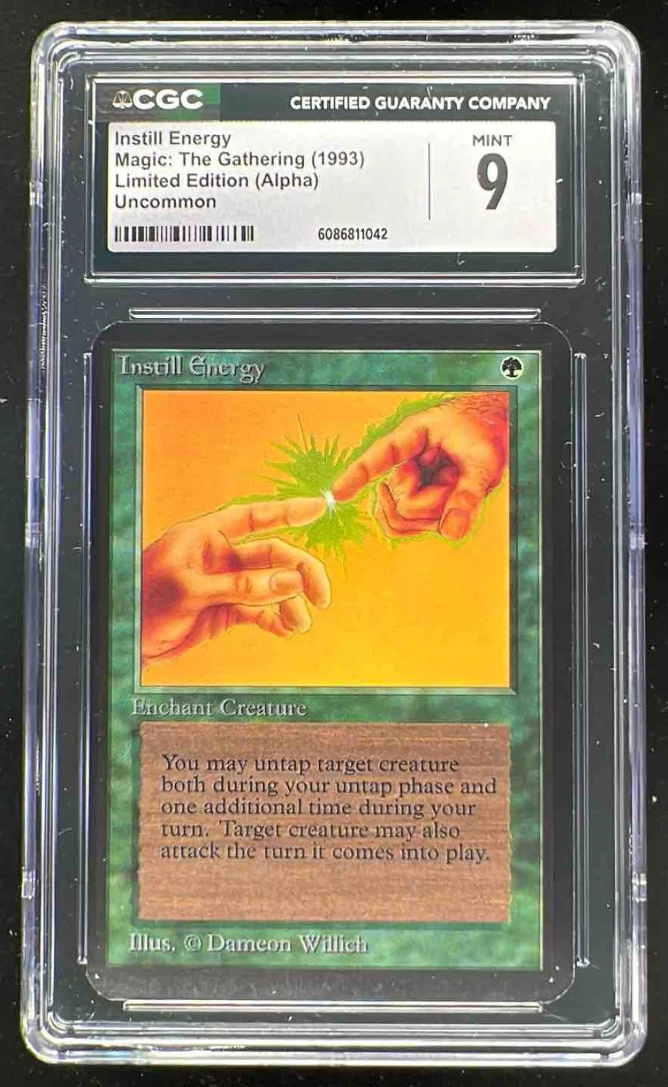 1993 Magic: The Gathering Limited Edition Alpha Instill Energy CGC 9