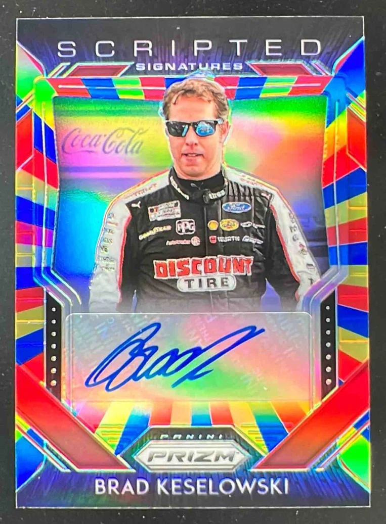 2020 Panini Prizm Scripted Signatures Rainbow #SS-BK Brad Keselowski Auto /24
