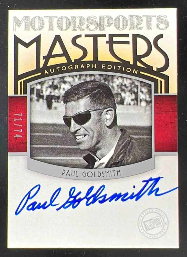 2011 Press Pass Legends Motorsports Masters Silver #PG Paul Goldsmith Auto /74