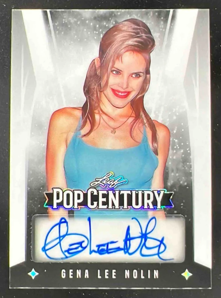 2025 Leaf Metal Pop Century Prismatic White #BA-GLN Gena Lee Nolin Auto 1/1