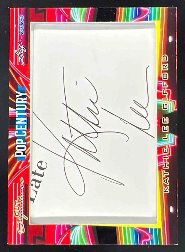 2023 Leaf Metal Pop Century Cut Signatures #CS-KLG Kathie Lee Gifford Auto