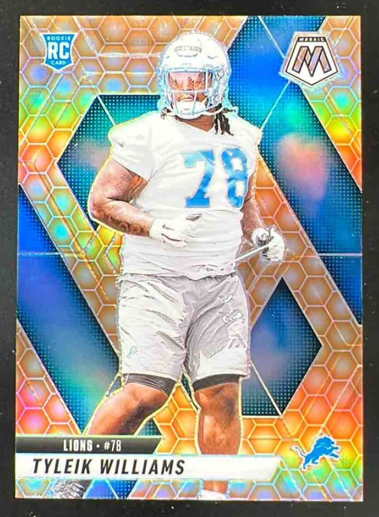 2025 Panini Mosaic Rookies Honeycomb Prizm #397 Tyleik Williams RC