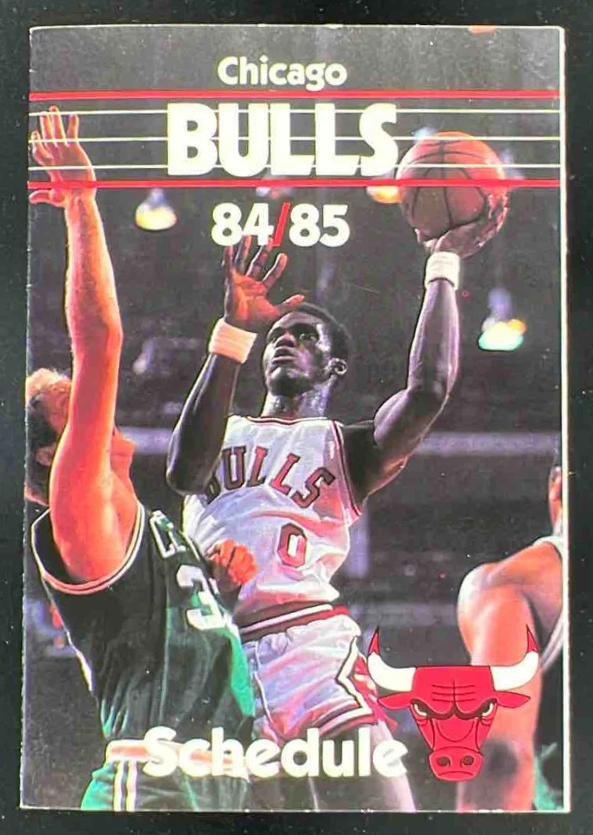 1984-85 Chicago Bulls Schedule Cigarette Papers Republic