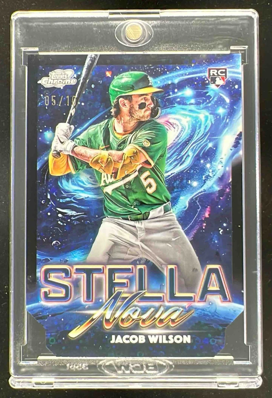 2025 Topps Cosmic Chrome Stella Nova Black Eclipse #SN-19 Jacob Wilson RC /10