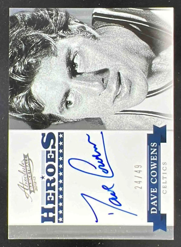 2012-13 Panini Absolute Heroes Autographs #11 Dave Cowens Auto /49