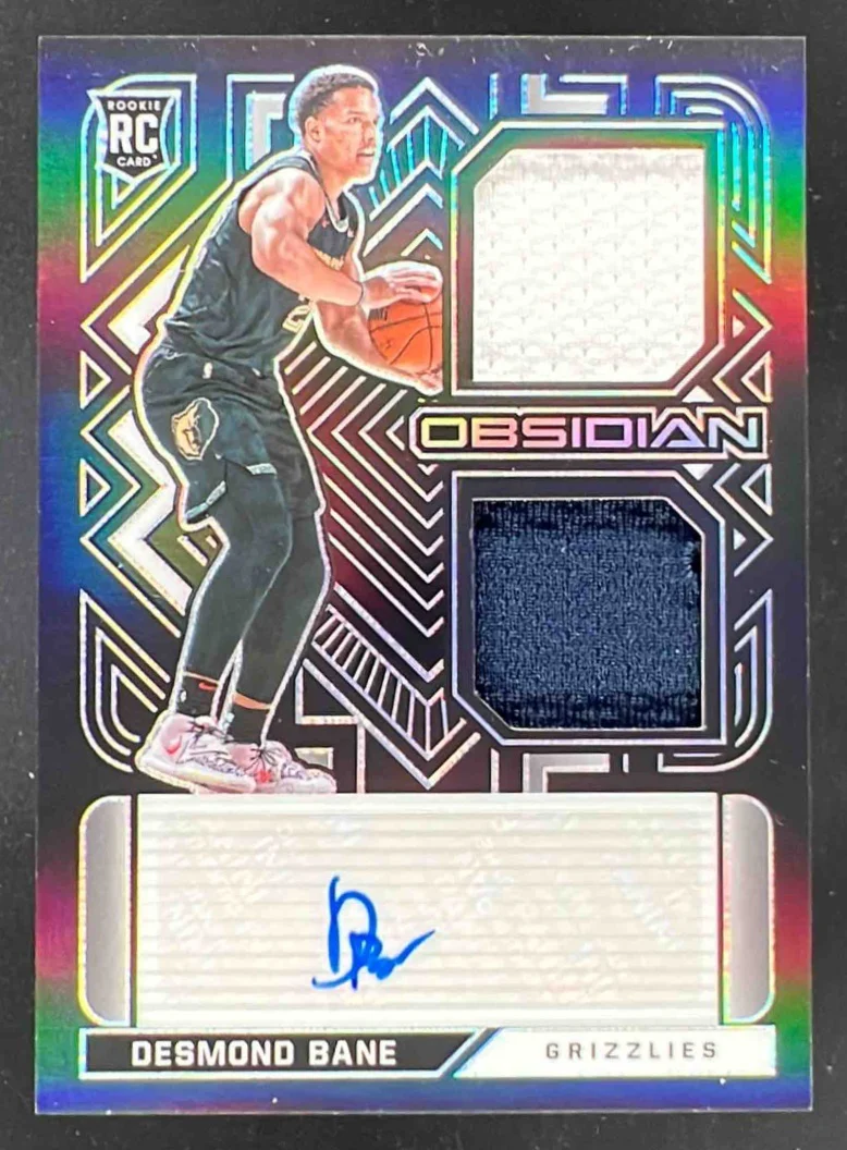2020-21 Obsidian Rookie Jersey Ink #RJI-DBN Desmond Bane Autograph RC Auto /99