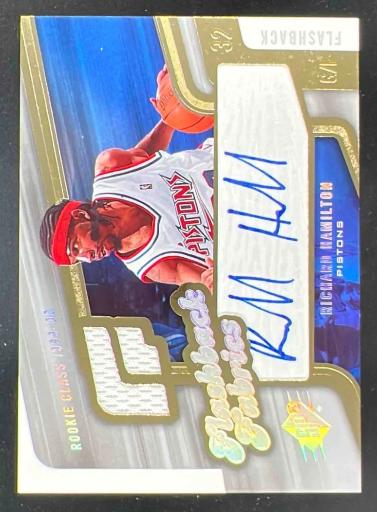 2005-06 SPx Flashback Fabrics #FF-RH Richard Hamilton Auto
