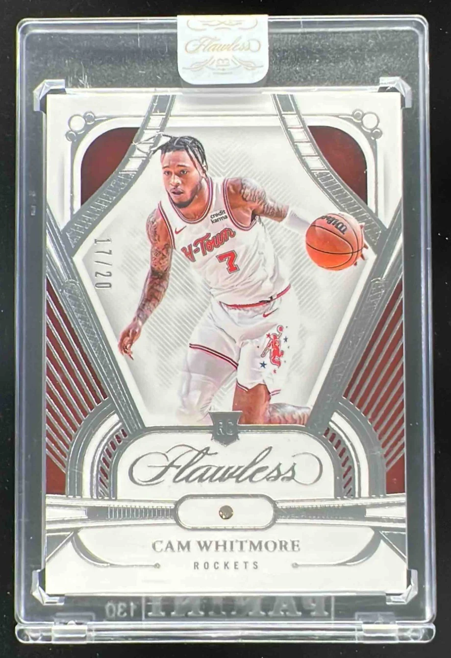 2023-24 Panini Flawless #61 Cam Whitmore RC /20