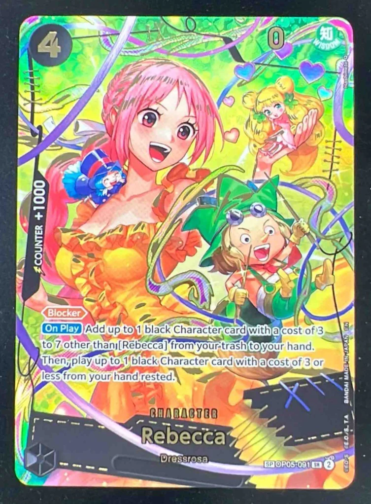 2025 One Piece PRB02 Special Alternate Art #OP05-091 Rebecca