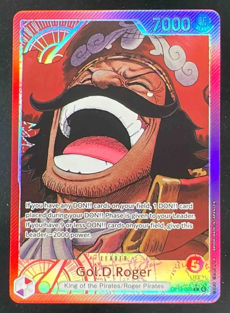 One Piece Gol.D.Roger 003 Alternate Art - Carrying On His Will OP13