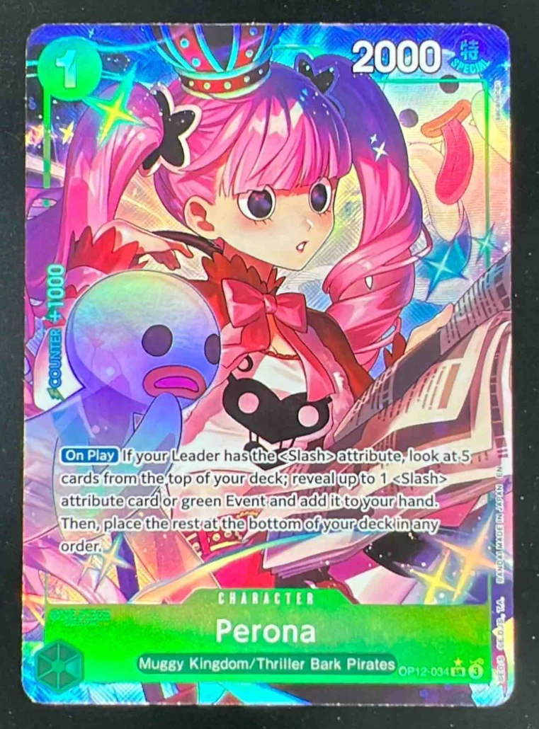 2025 One Piece Legacy of the Master Alternate Art #OP12-034 Perona