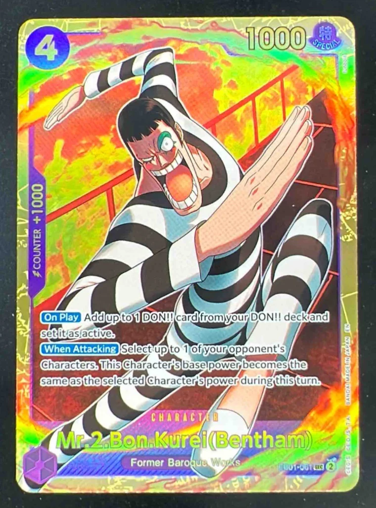 One Piece Mr.2.Bon.Kurei Bentham - Premium Booster -The Best- Vol. 2 EB01-061