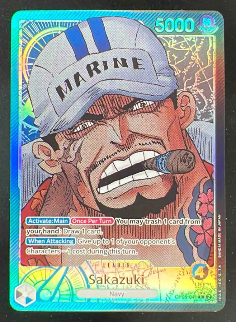 2023 One Piece Awakening of the New Era Japanese #OP05-041 Sakazuki