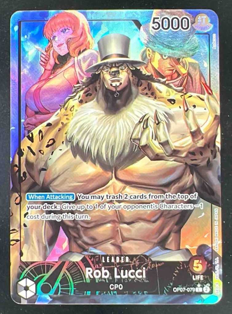 2024 One Piece 500 Years in the Future Alternate Art #OP07-079 Rob Lucci