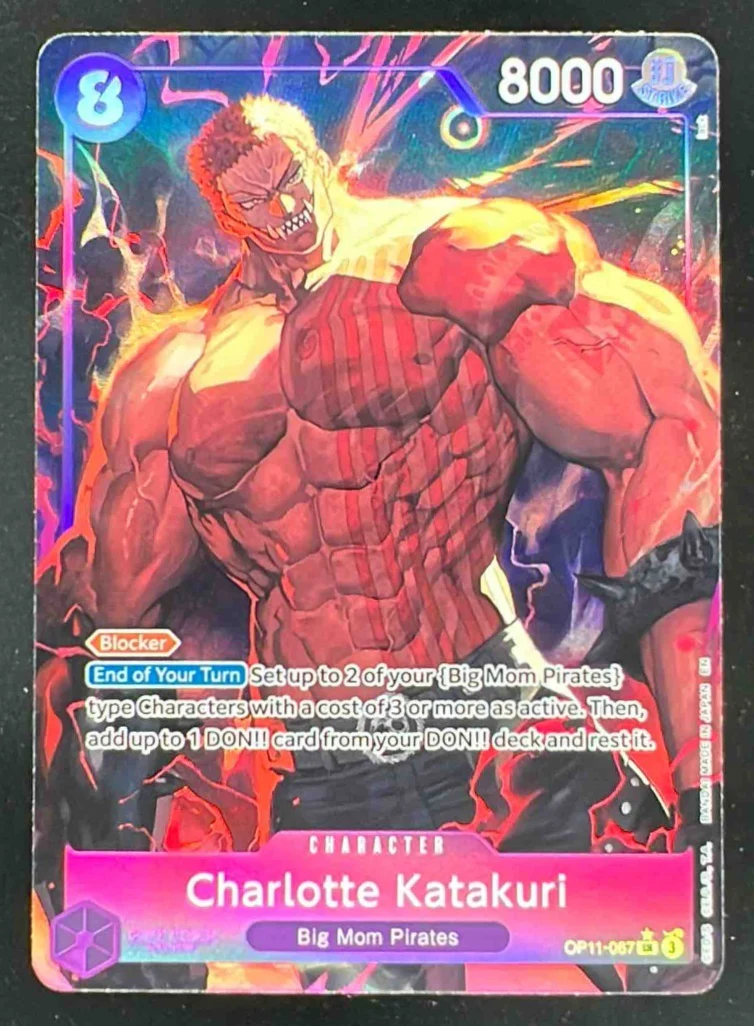 2025 One Piece A Fist of Divine Speed Alternate Art #OP11-067 Charlotte Katakuri