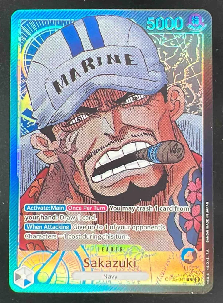 2023 One Piece Awakening of the New Era EN #OP05-041 Sakazuki Alternate Art
