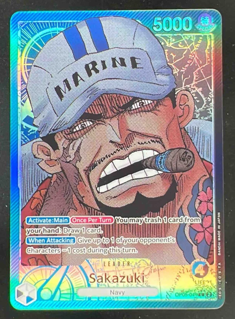 2023 One Piece Awakening of the New Era EN #OP05-041 Sakazuki Alternate Art