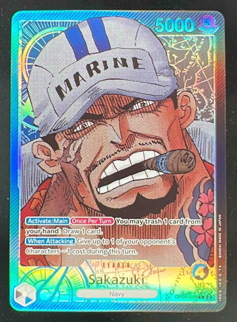 2023 One Piece Awakening of the New Era EN #OP05-041 Sakazuki Alternate Art