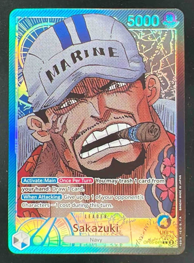2023 One Piece Awakening of the New Era EN #OP05-041 Sakazuki Alternate Art