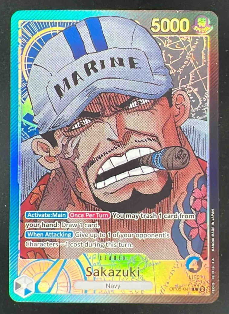 2023 One Piece Awakening of the New Era EN #OP05-041 Sakazuki Alternate Art