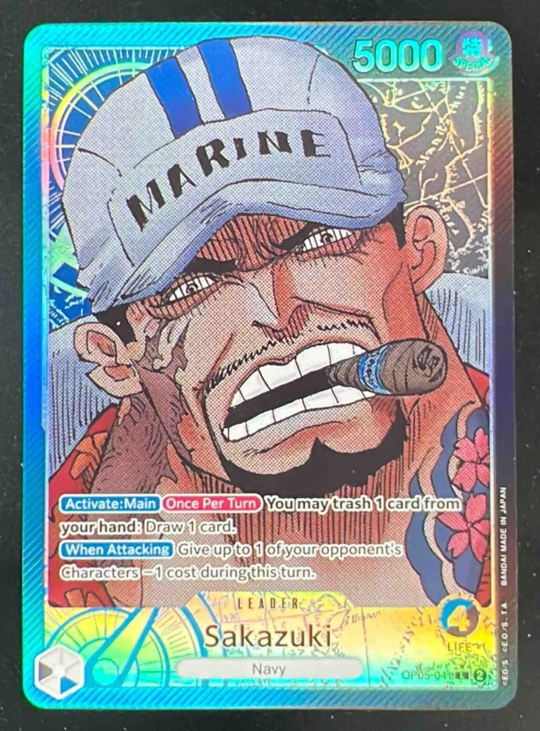 2023 One Piece Awakening of the New Era EN #OP05-041 Sakazuki Alternate Art