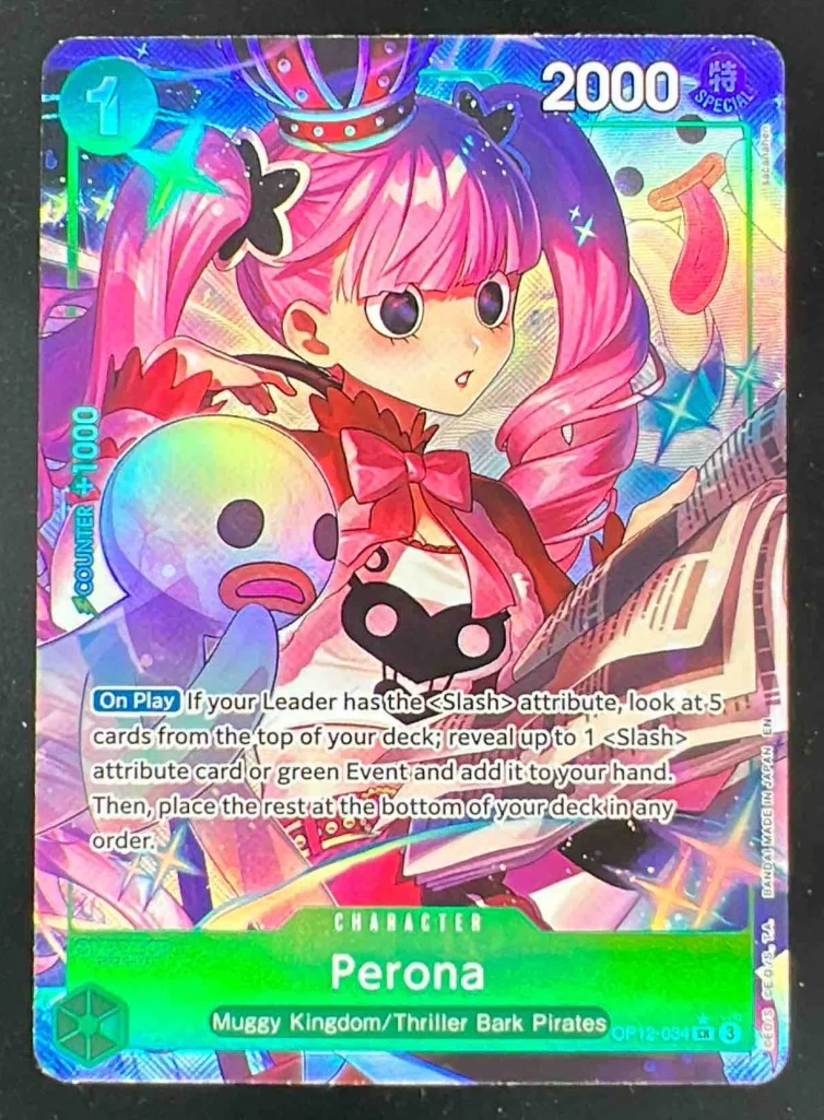 2025 One Piece Legacy of the Master Alternate Art #OP12-034 Perona