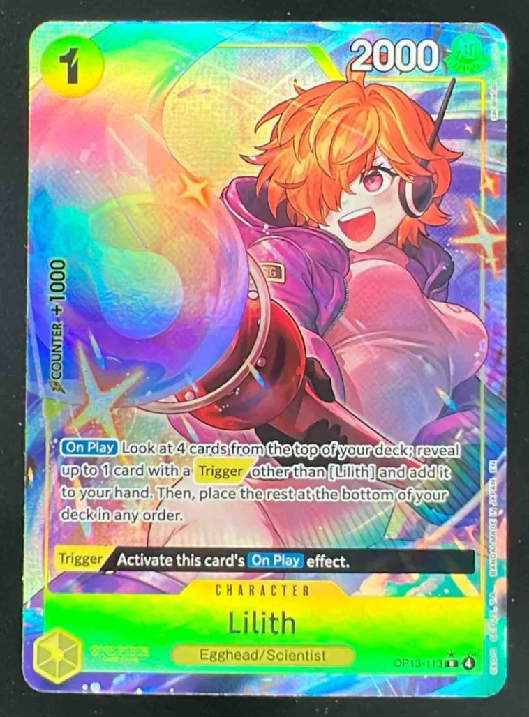 2025 One Piece OP13 EN #113 Lilith Alternate Art