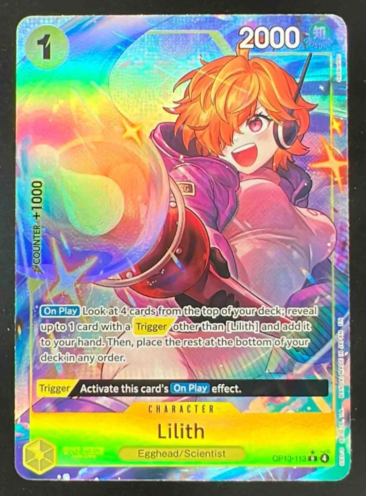 2025 One Piece OP13 EN #113 Lilith Alternate Art