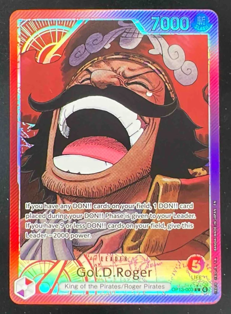2025 One Piece OP13 EN #003 Gol D. Roger Alternate Art