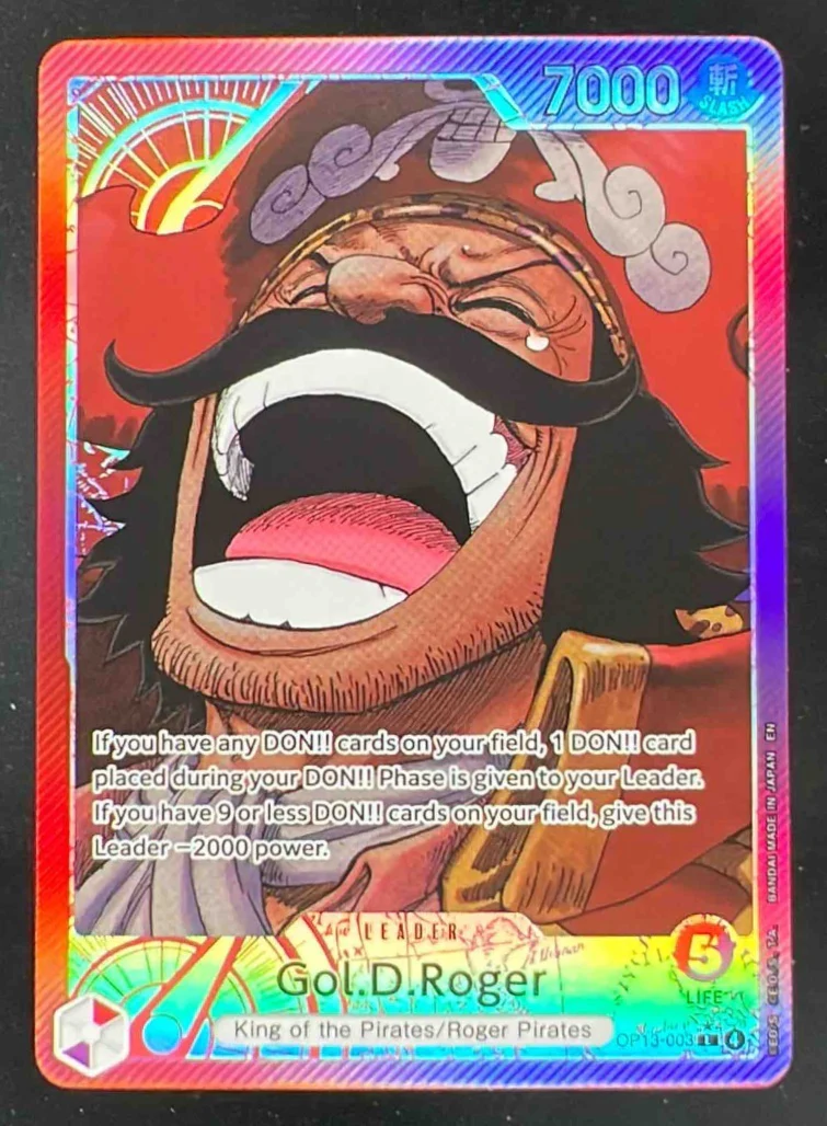 2025 One Piece OP13 EN #003 Gol D. Roger Alternate Art