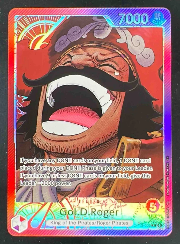 2025 One Piece OP13 EN #003 Gol D. Roger Alternate Art