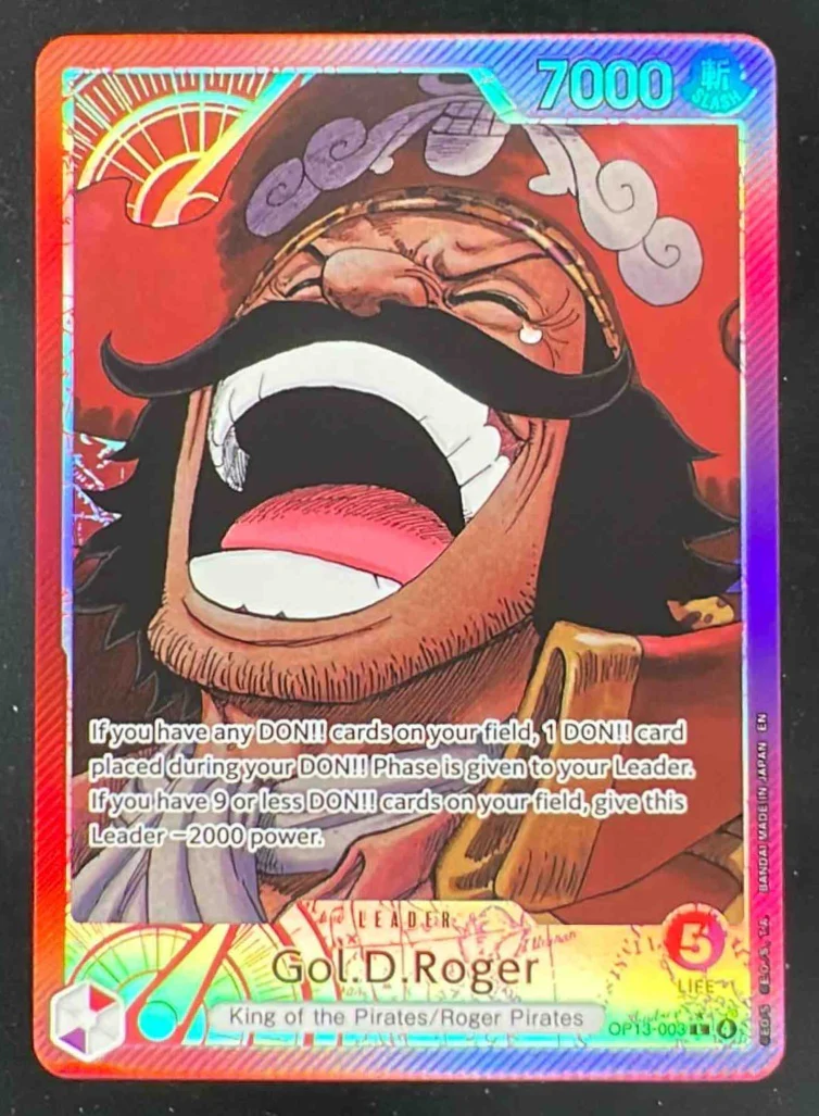 2025 One Piece OP13 EN #003 Gol D. Roger Alternate Art