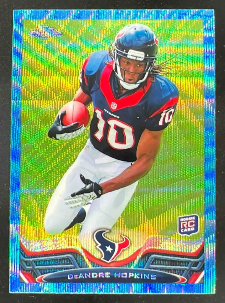 2013 Topps Chrome Blue Wave Refractors #154 DeAndre Hopkins RC