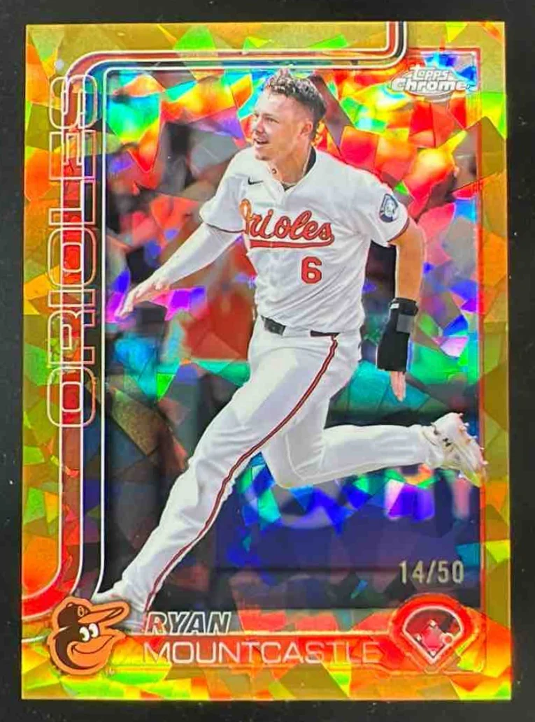 2025 Topps Chrome Sapphire Gold Refractor #297 Ryan Mountcastle /50