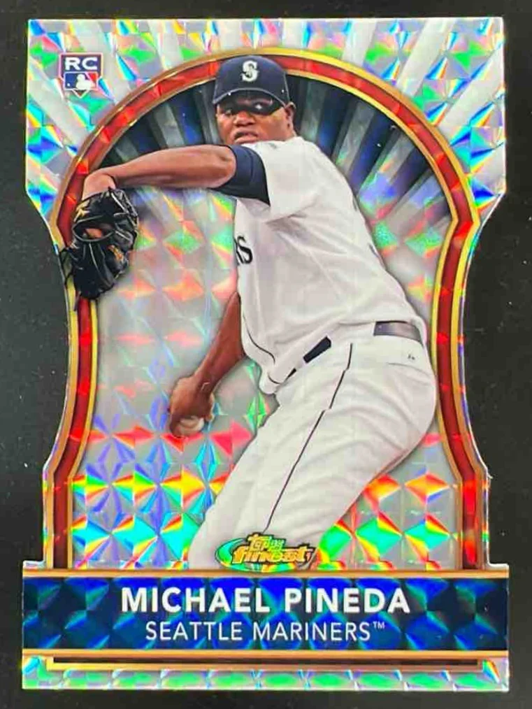 2011 Topps Finest Die Cut Mosaic #86 Michael Pineda RC /10