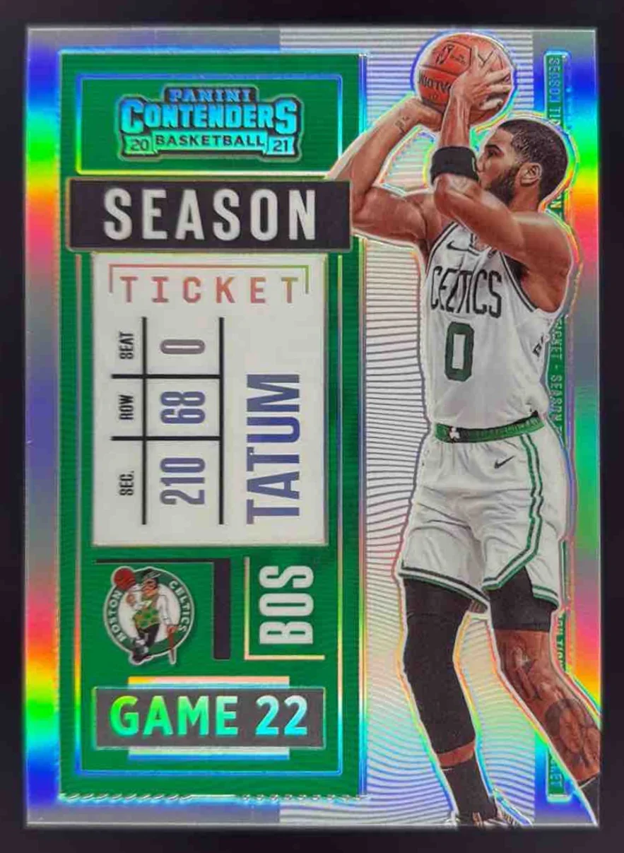 2020-21 Panini Contenders Premium #87b Jayson Tatum