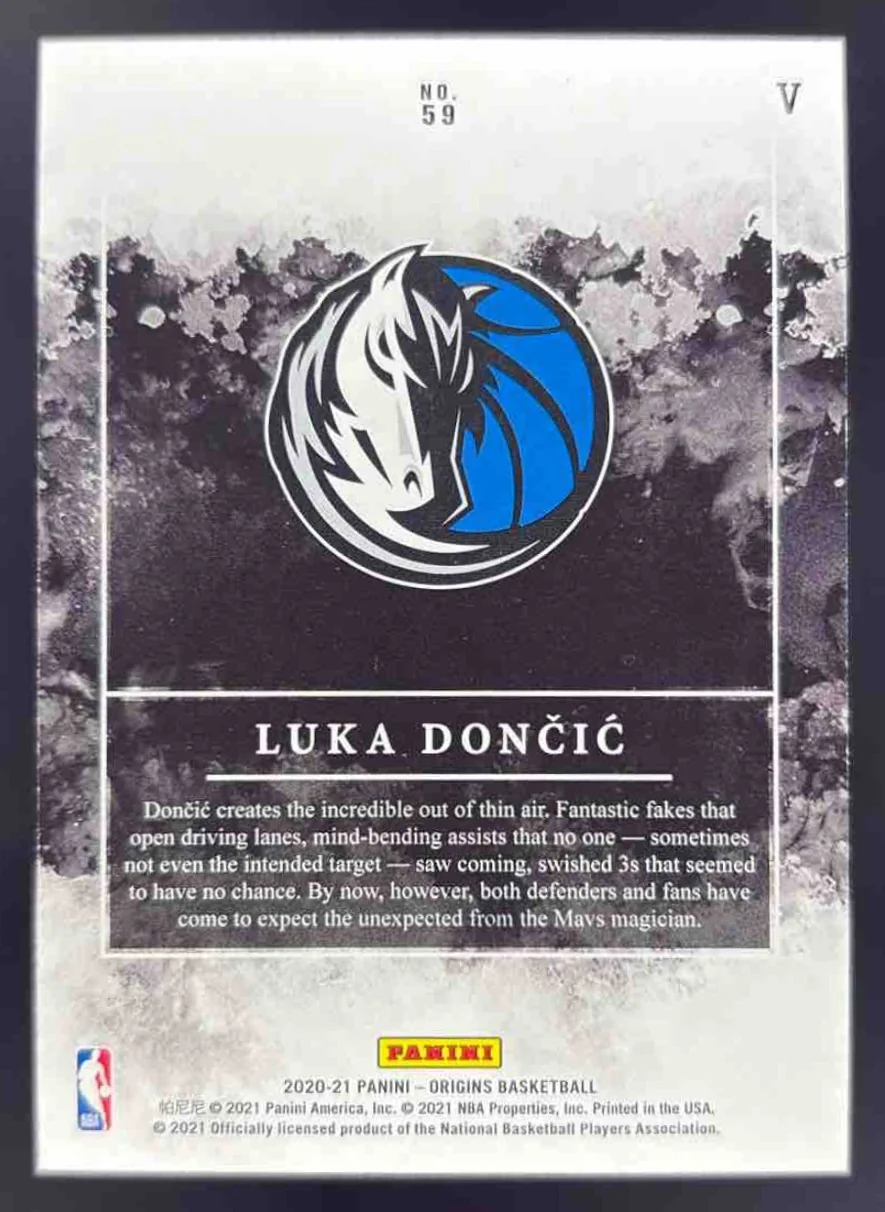 2020-21 Panini Origins #59b Luka Doncic - Image 2