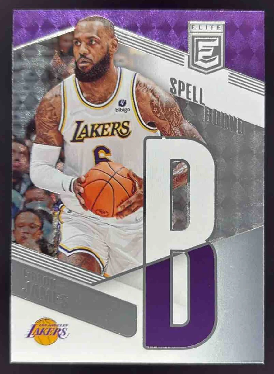 2022-23 Panini Donruss Elite Spellbound #3 LeBron James