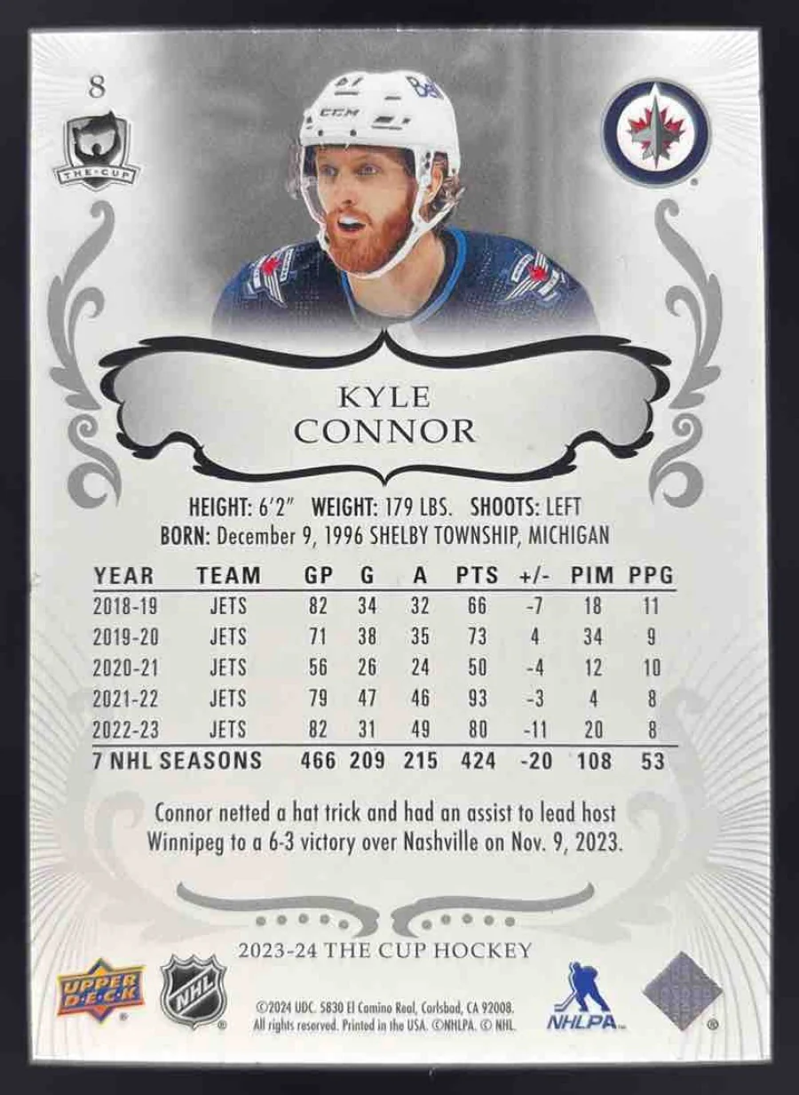 2023-24 Upper Deck The Cup #8 Kyle Connor /249 - Image 2