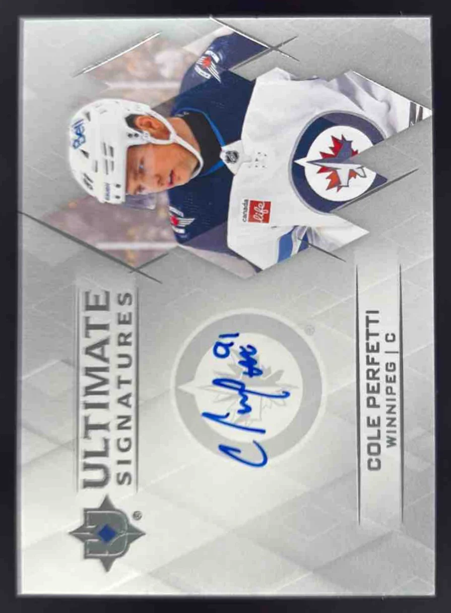 2023 Ultimate Collection Ultimate Signatures #US-CP Cole Perfetti Autograph Auto
