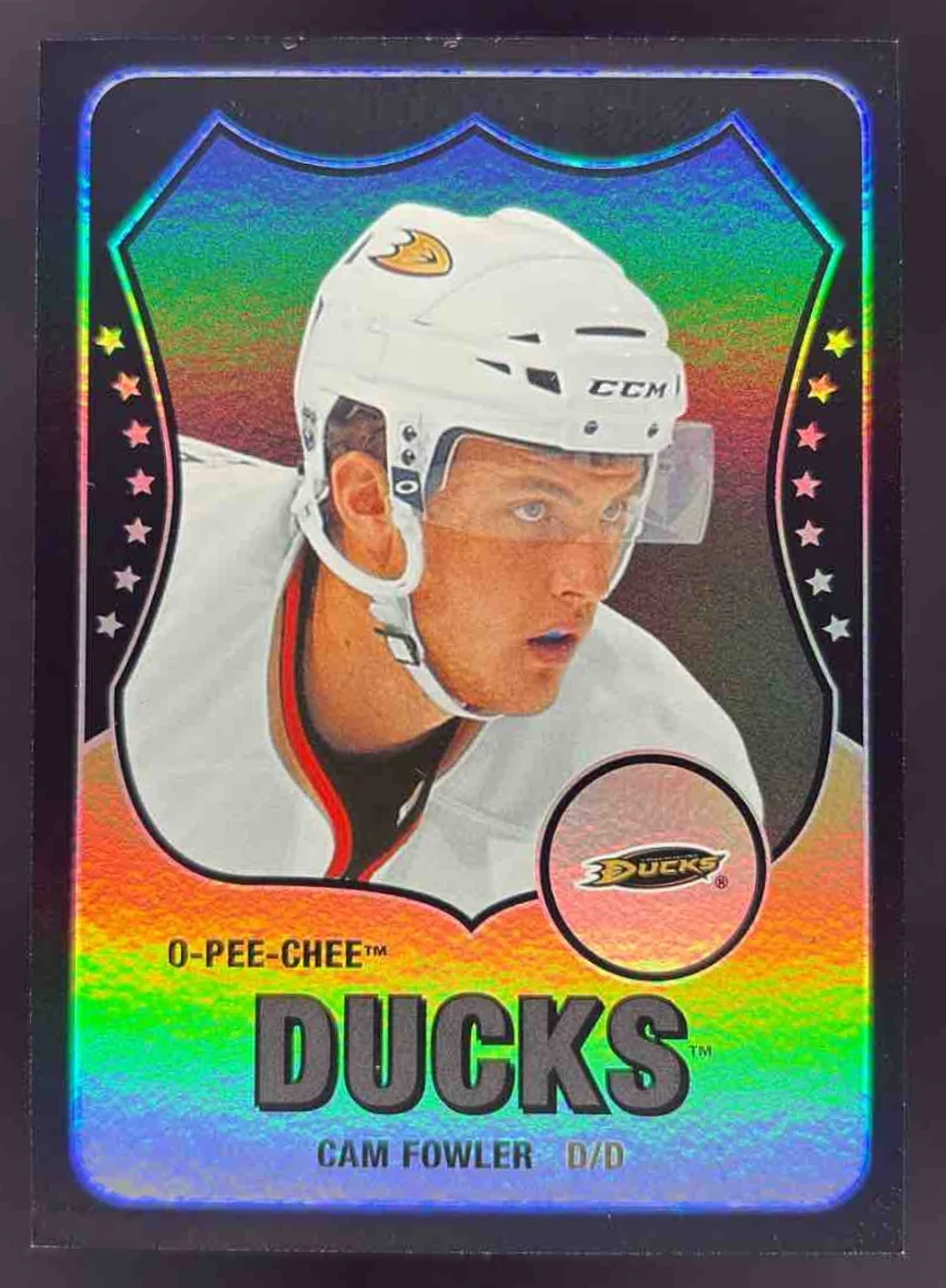 2010-11 O-Pee-Chee Retro Black Rainbow #512 Cam Fowler RC /100