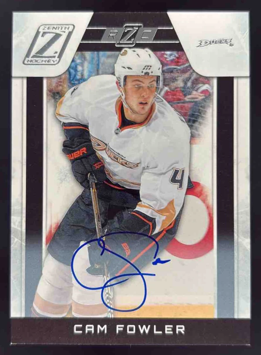 2010-11 Panini Panini Zenith #212 Cam Fowler Autograph RC Auto /199